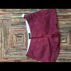 Maroon shorts